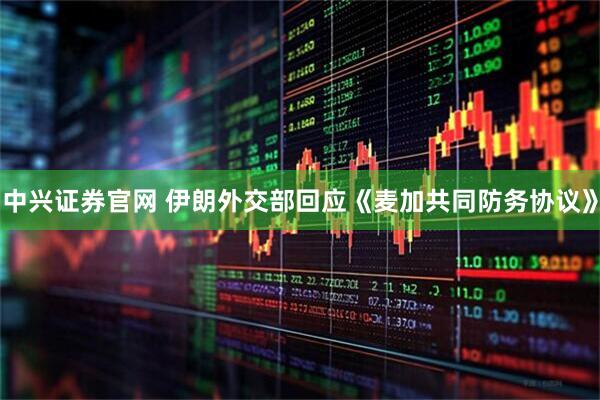 中兴证券官网 伊朗外交部回应《麦加共同防务协议》